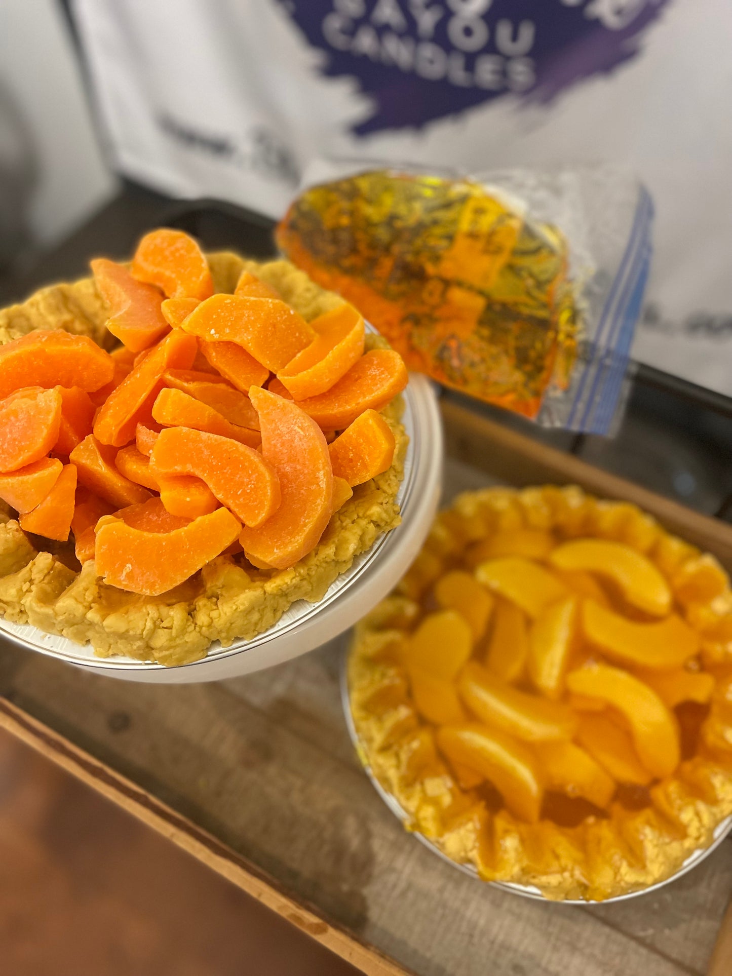 Pour Your Own Pie Candles