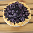 Cargar imagen en el visor de la galería, Vela de pastel de vainilla y frambuesa negra - 25 cm