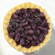 Cargar imagen en el visor de la galería, Vela de pastel de vainilla y frambuesa negra - 23 cm