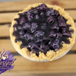 Cargar imagen en el visor de la galería, Vela de pastel de vainilla y frambuesa negra - 25 cm