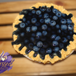 Cargar imagen en el visor de la galería, Vela de pastel de arándanos - 25 cm