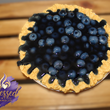 Cargar imagen en el visor de la galería, Vela de pastel de arándanos - 23 cm