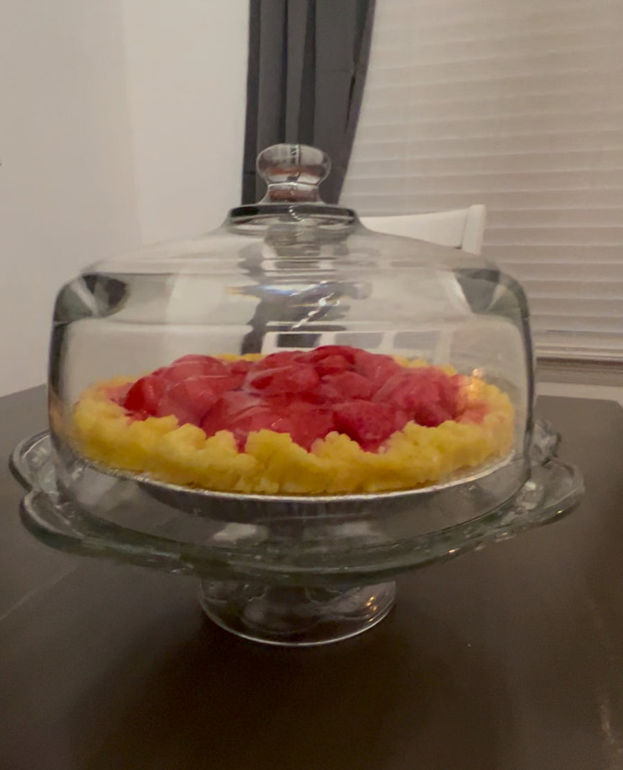 Vela de tarta de fresa - 23 cm