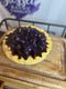 Vela de pastel de vainilla y frambuesa negra - 23 cm