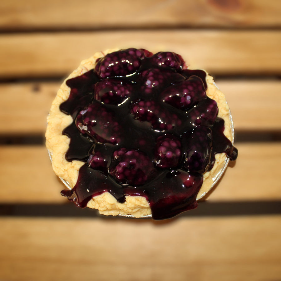 Vela de pastel de vainilla y frambuesa negra - 15 cm