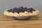 Vela de pastel de vainilla y frambuesa negra - 23 cm
