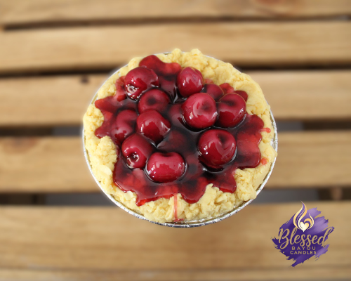 Vela de pastel de cereza - 6"