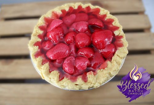 Vela de tarta de fresa - 23 cm