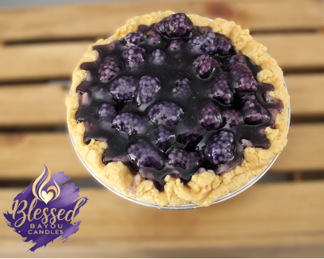 Vela de pastel de vainilla y frambuesa negra - 23 cm