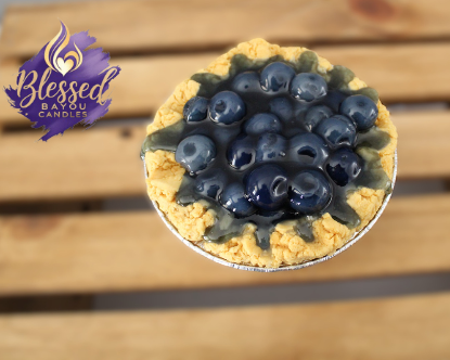 Vela de pastel de arándanos - 6"