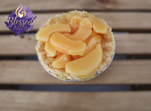 Vela de pastel de melocotón - 6"
