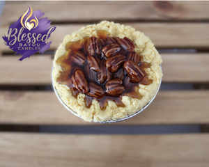 Vela de pastel de nueces pecanas - 6"