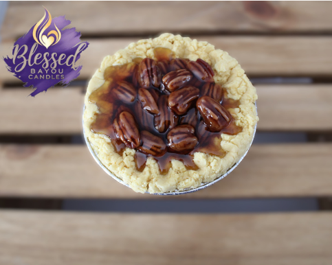 Vela de pastel de nueces pecanas - 6"